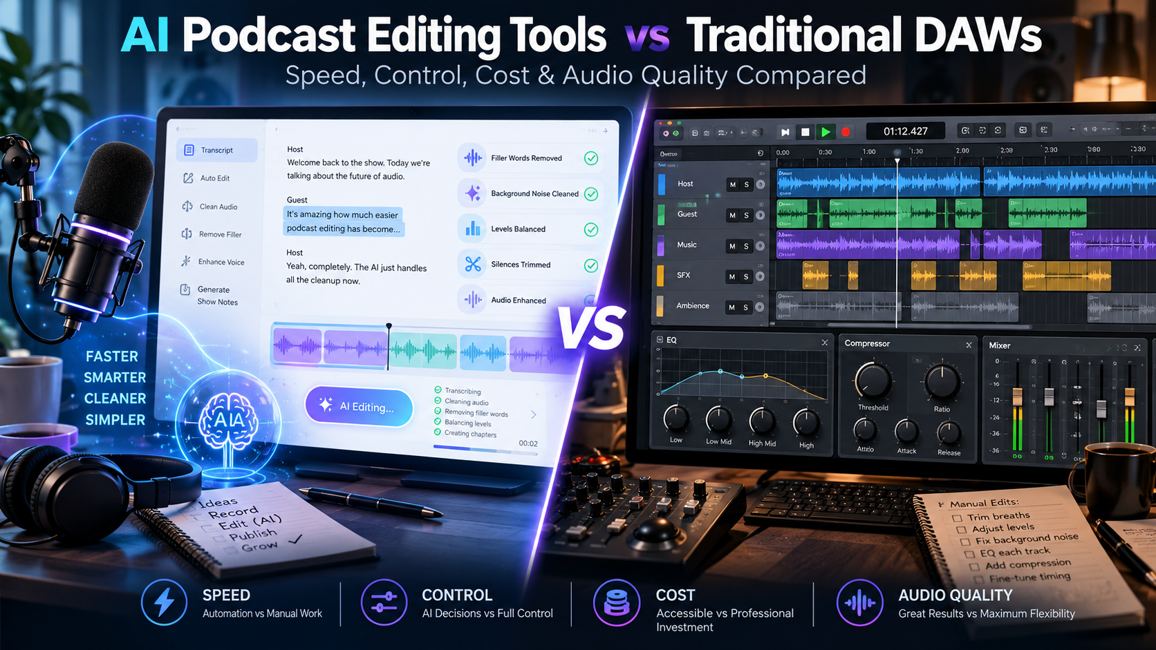 AI podcast editing tools
