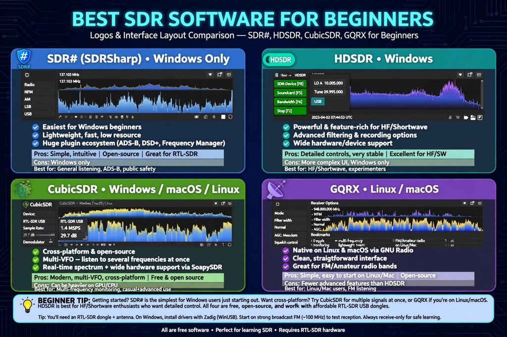 Best SDR Software for Beginners