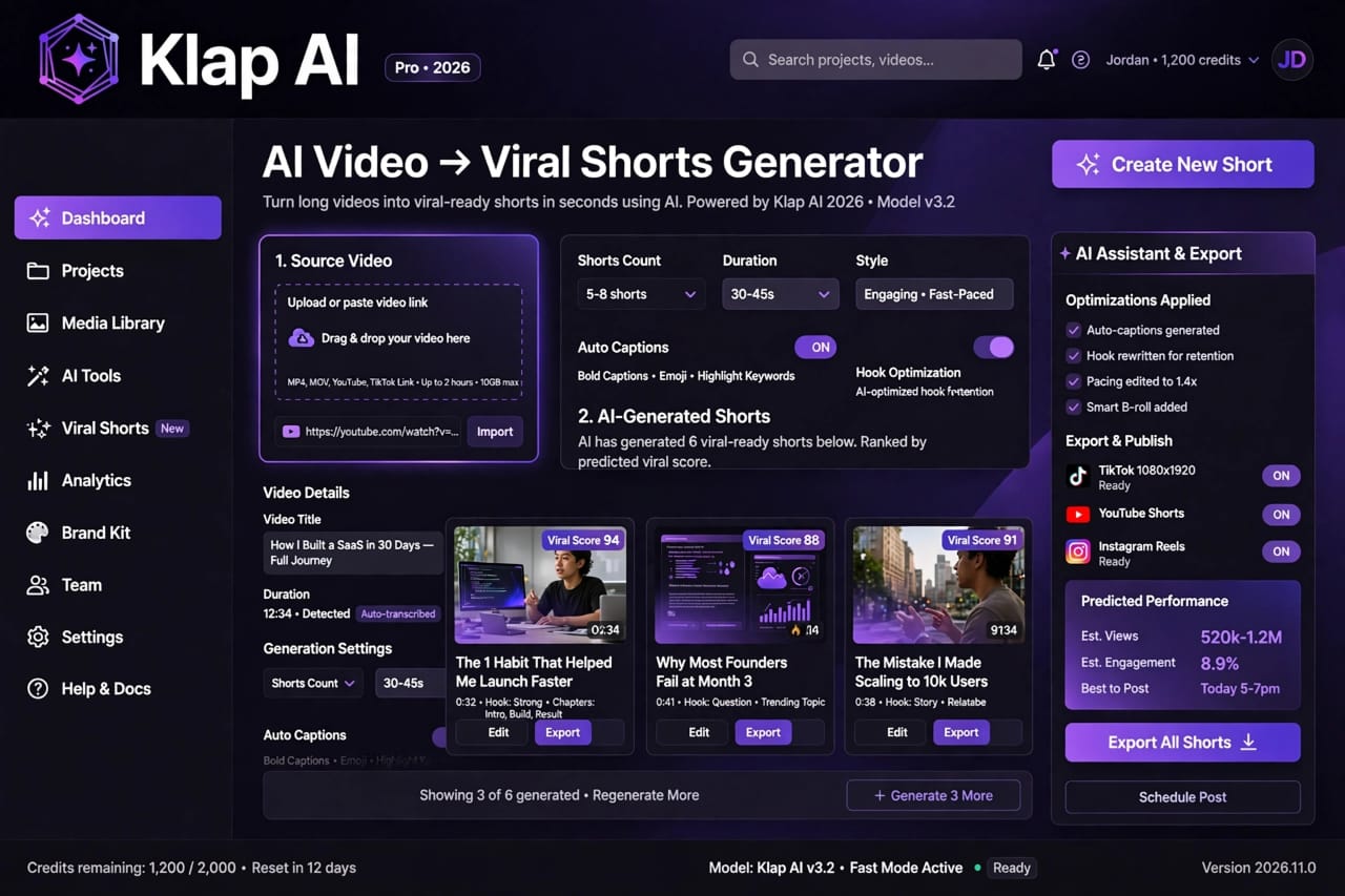 Klap AI Review 2026
